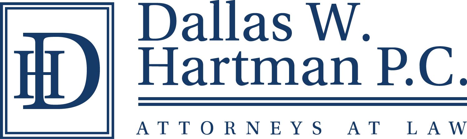 Dallas W. Hartman P.C. logo as site sponsor
